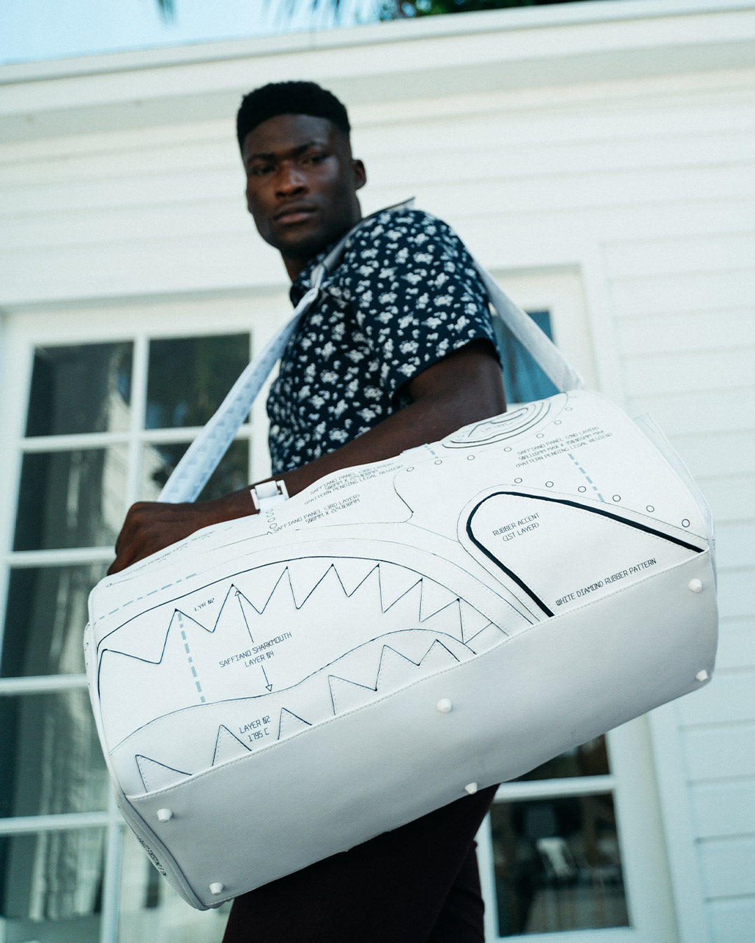 SPRAYGROUND Technical Cut & Shark Duffle — product image 2