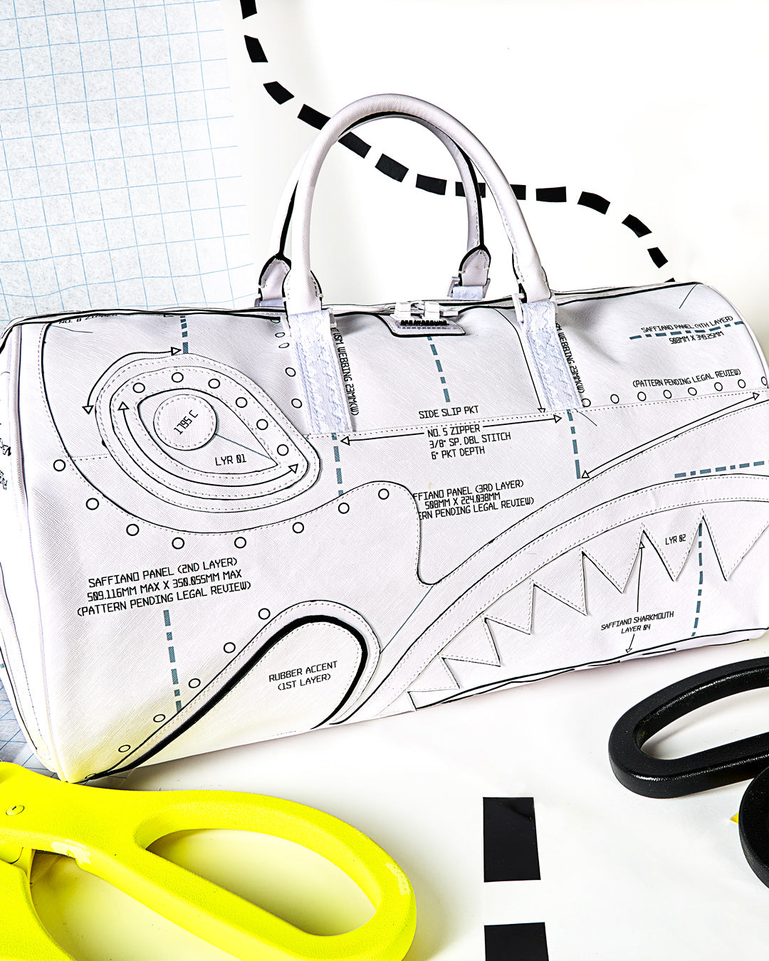 SPRAYGROUND Technical Cut & Shark Duffle — product image 6