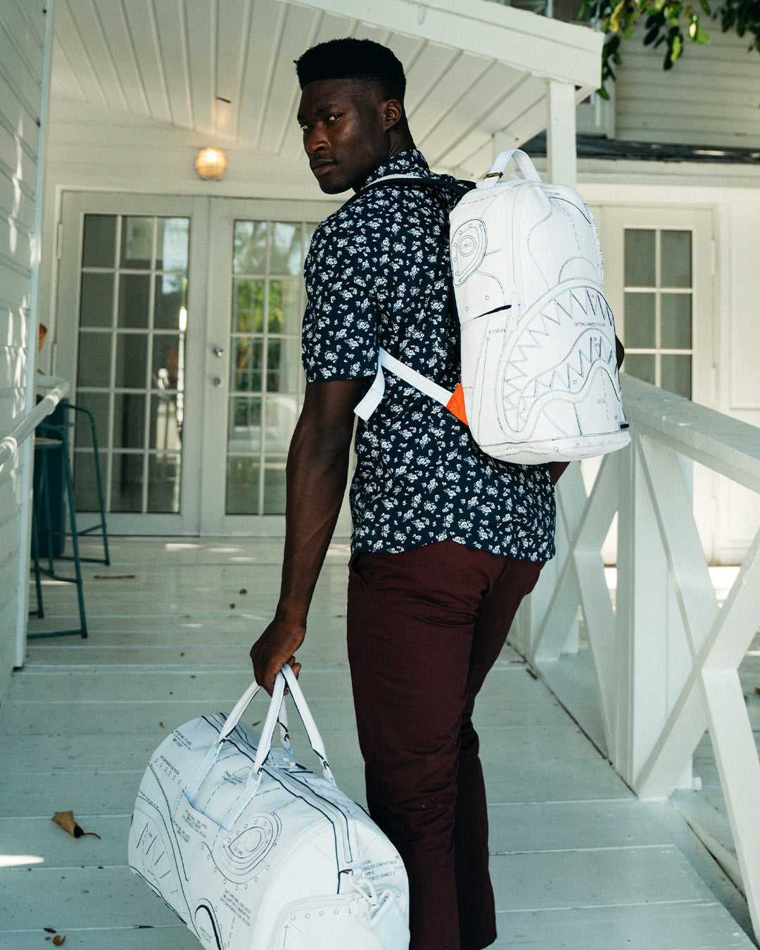 SPRAYGROUND Technical Cut & Shark Duffle — product image 8