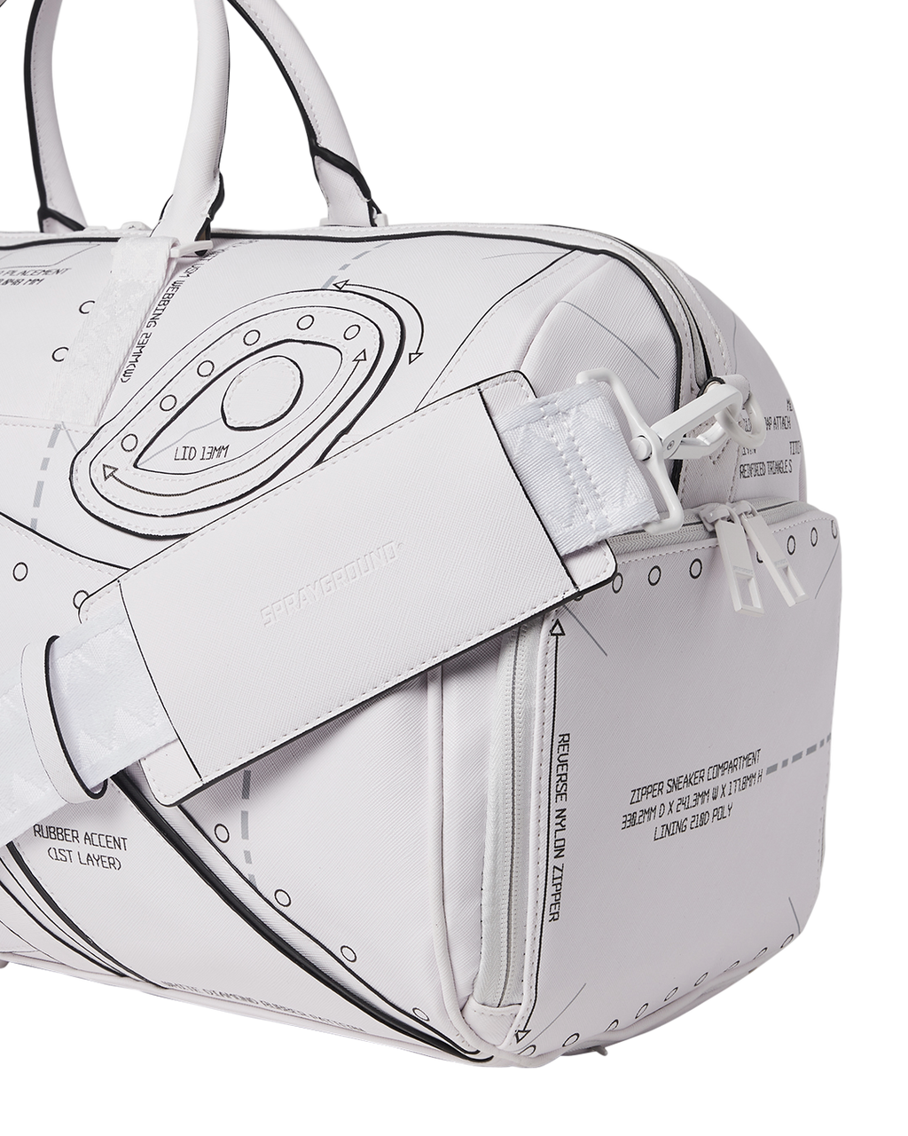 SPRAYGROUND Technical Cut & Shark Duffle — product image 12