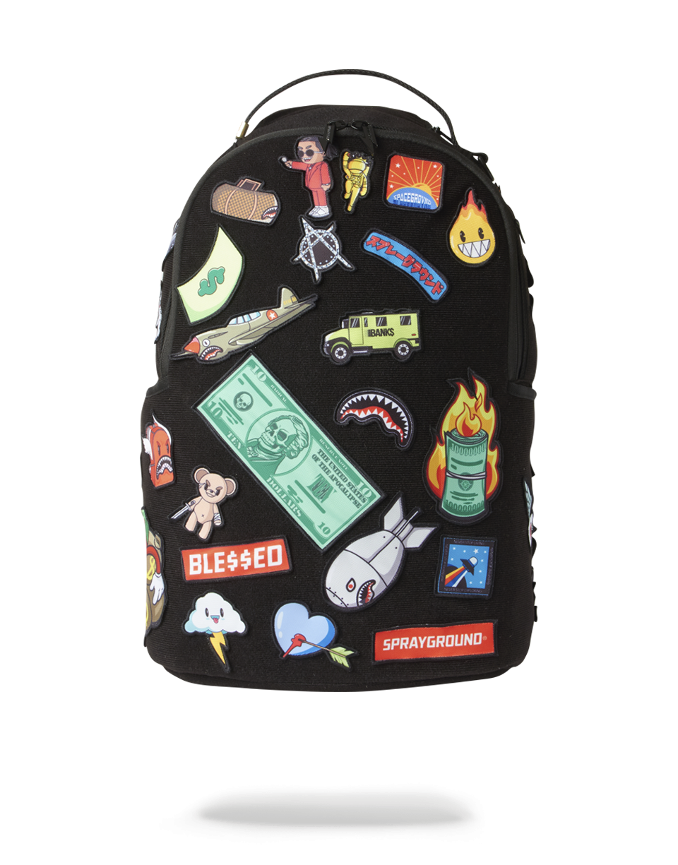 SPRAYGROUND The 32 Removable Patches Velcro Backpack — product image 2