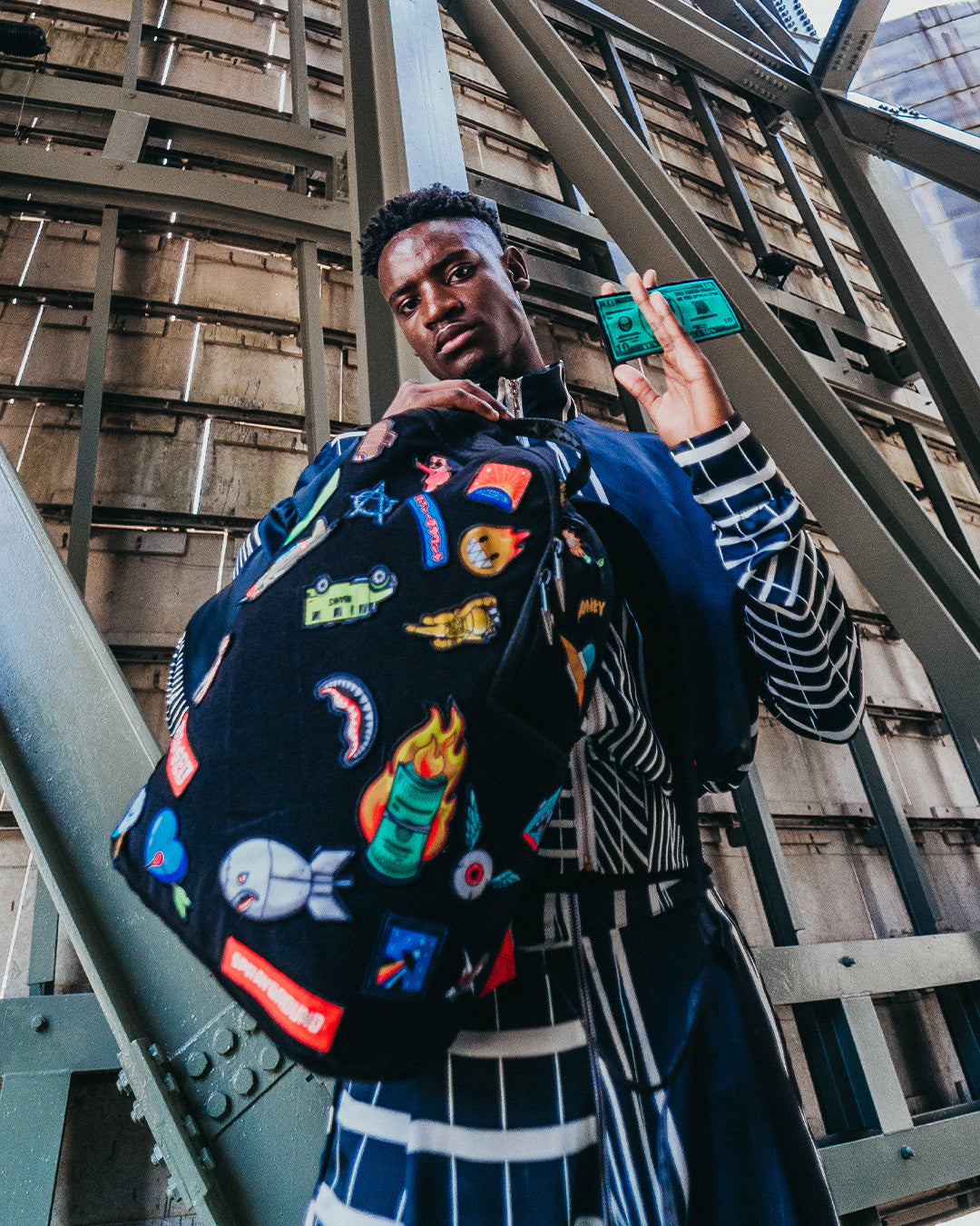 SPRAYGROUND The 32 Removable Patches Velcro Backpack — product image 5