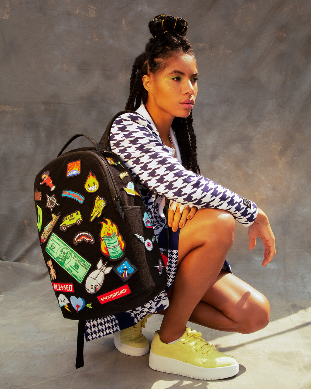 SPRAYGROUND The 32 Removable Patches Velcro Backpack — product image 11