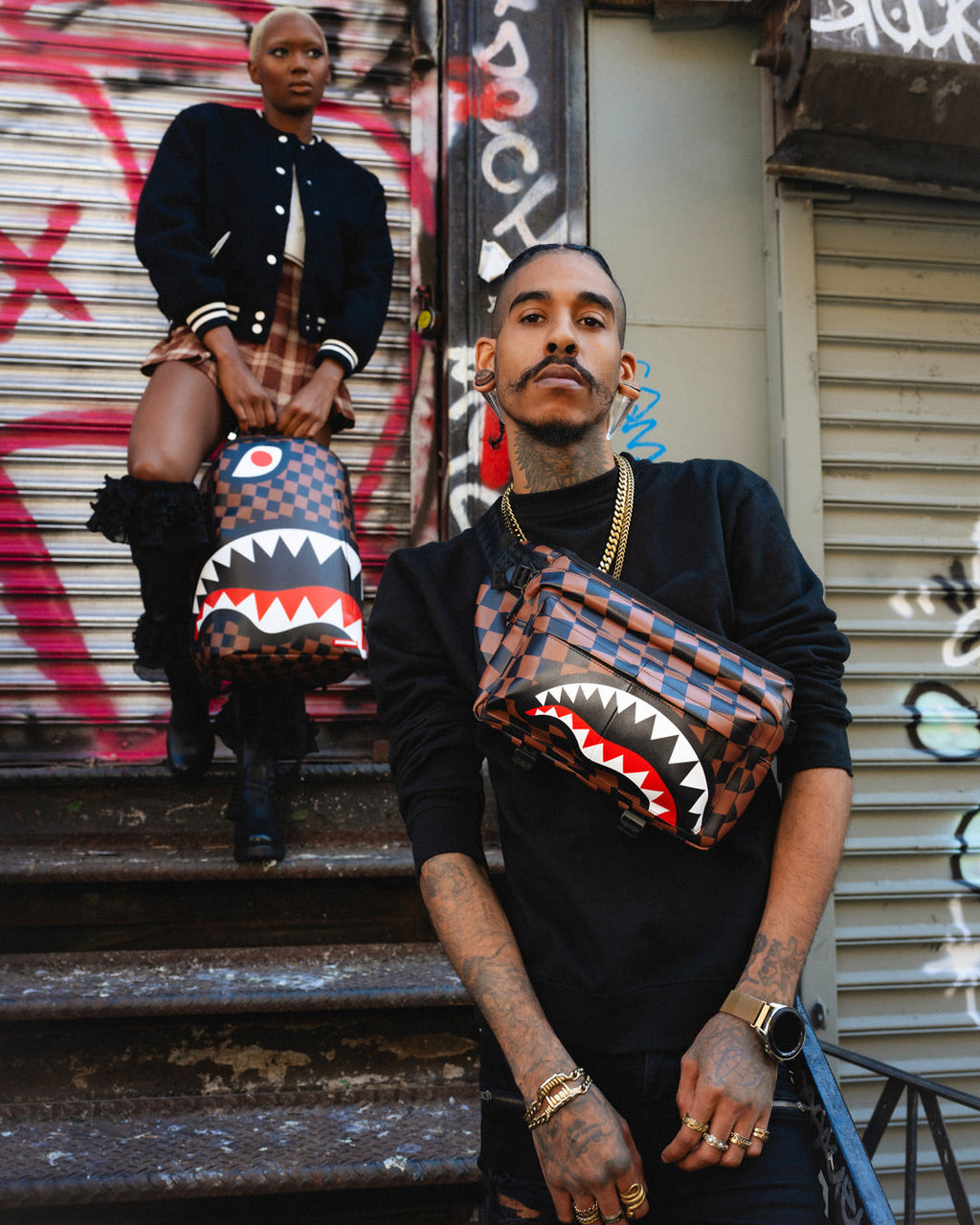 SPRAYGROUND The Hangover Shark Cargo Crossbody — product image 16