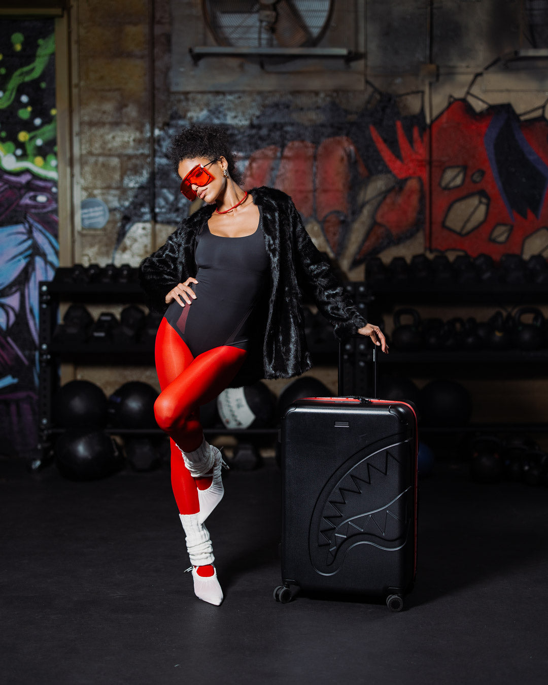 SPRAYGROUND The Hero Sharkitecture Full-Size Luggage — product image 4