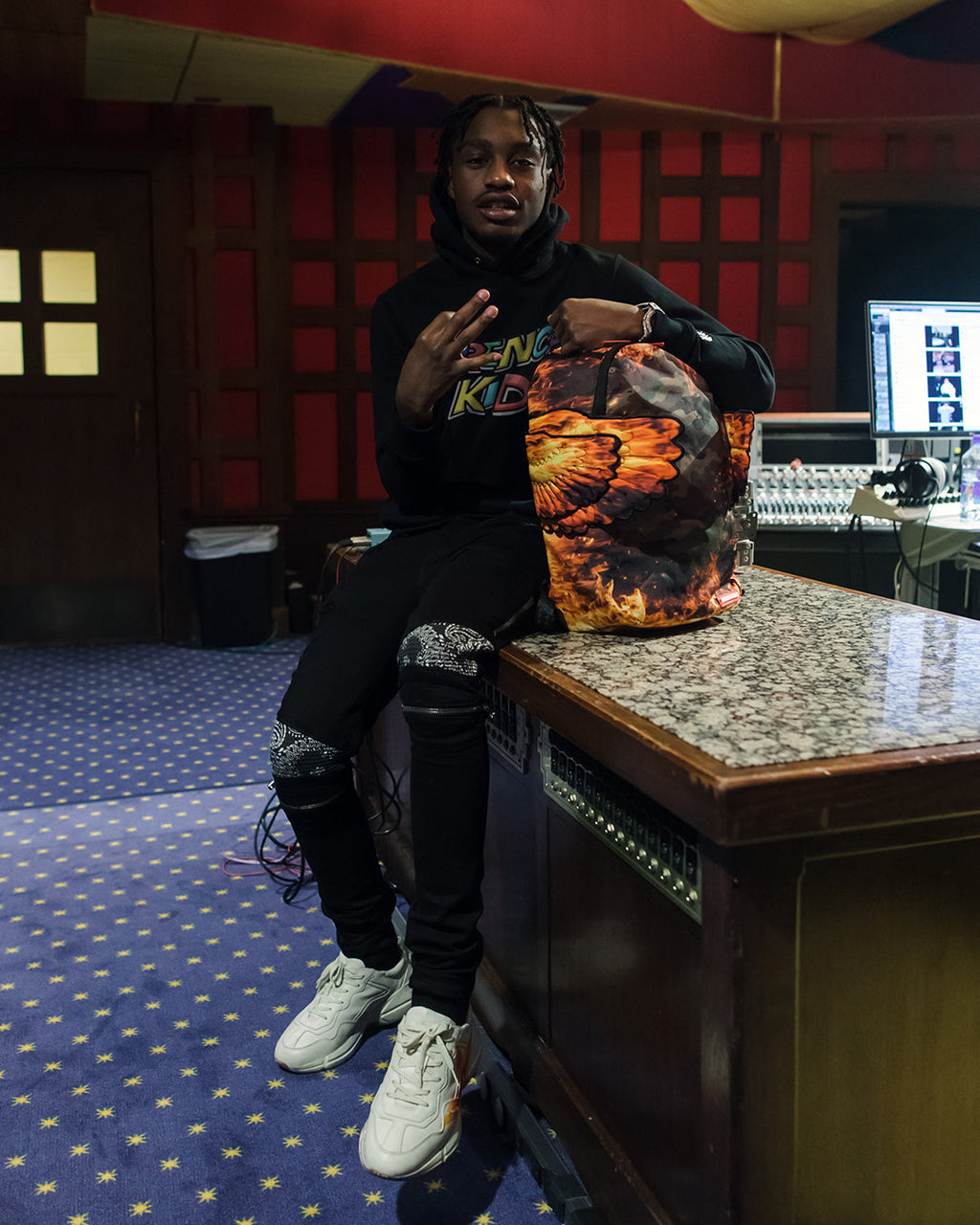 SPRAYGROUND The Lil Tjay Fallin Angel 4 Wing Backpack — product image 4