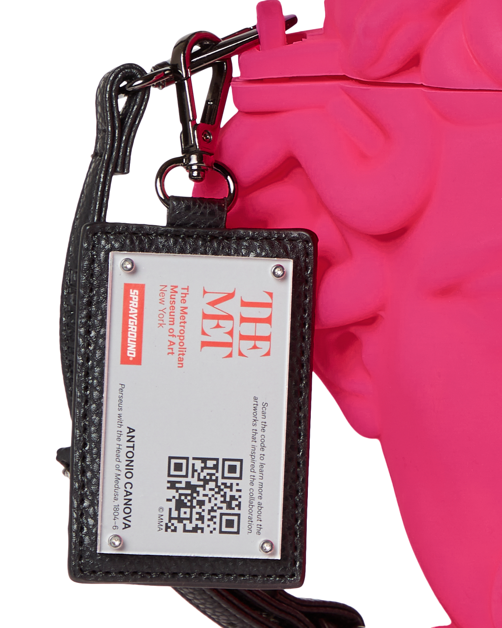 SPRAYGROUND The Met Canova Medusa Handbag (Pink) — product image 13