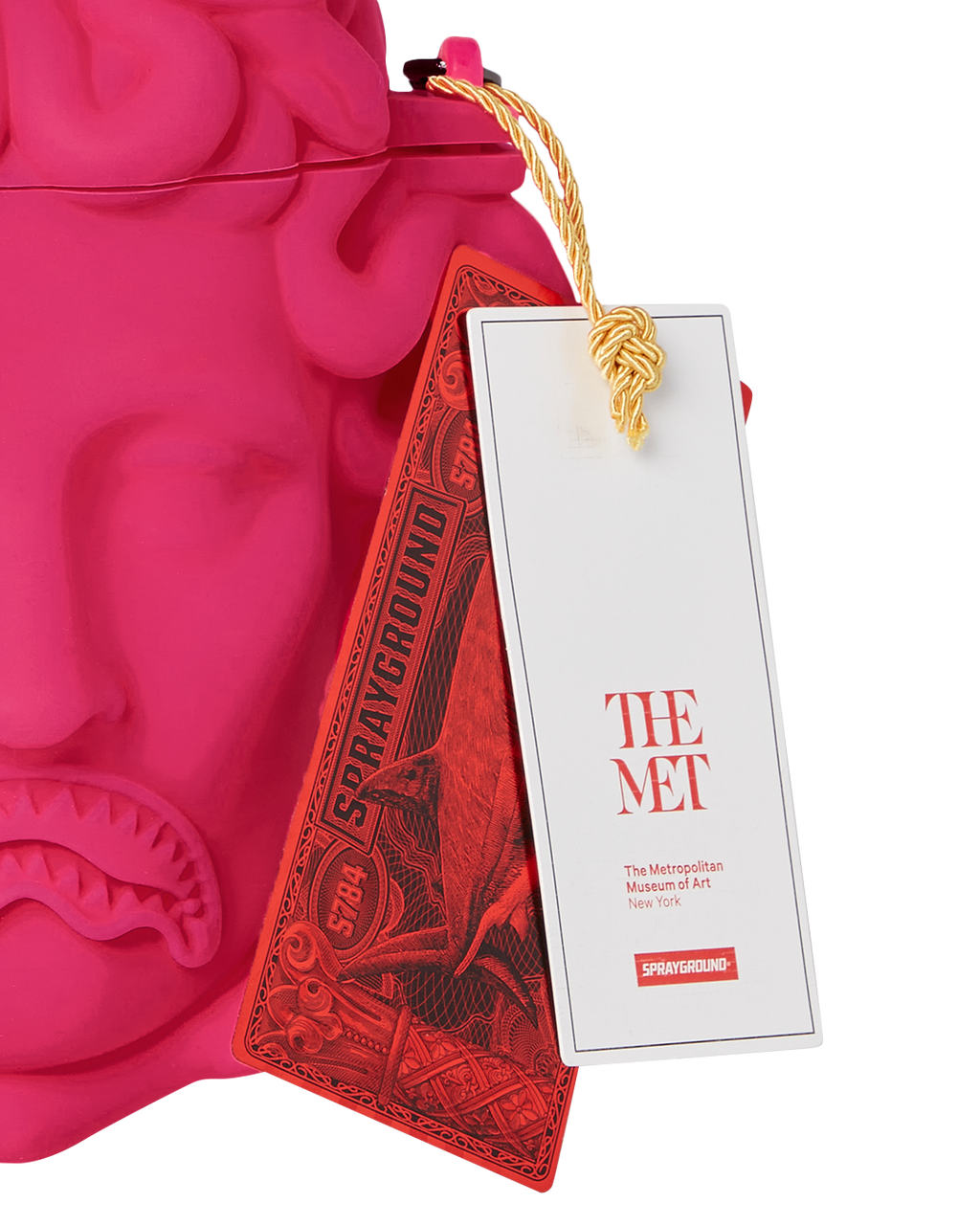 SPRAYGROUND The Met Canova Medusa Handbag (Pink) — product image 19