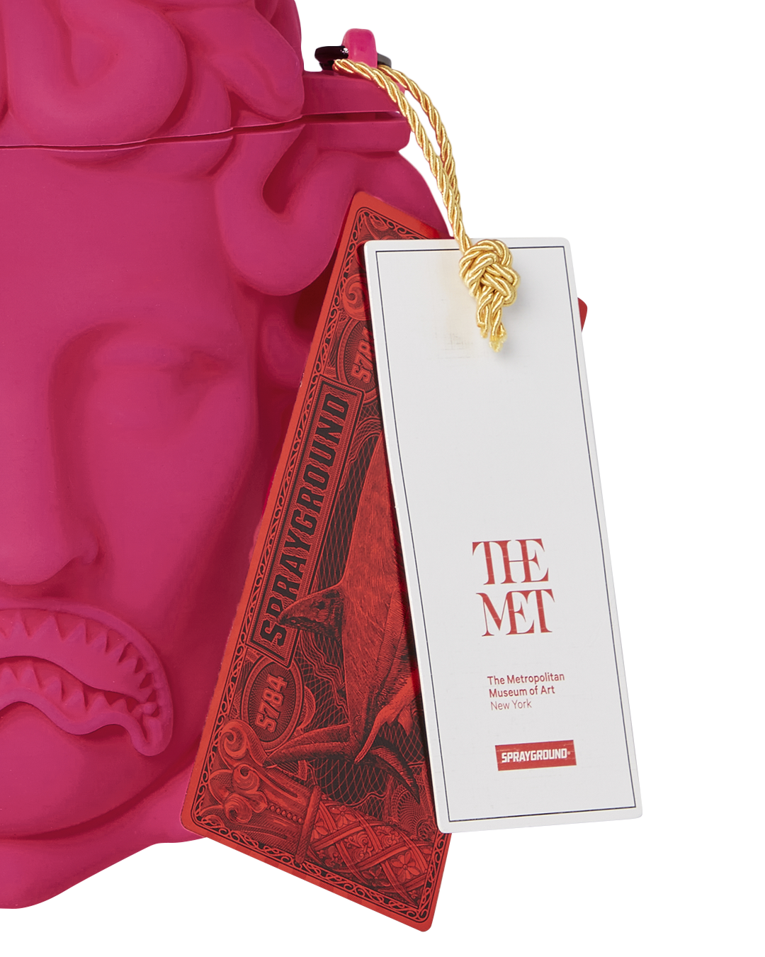 SPRAYGROUND The Met Canova Medusa Handbag (Pink) — product image 19