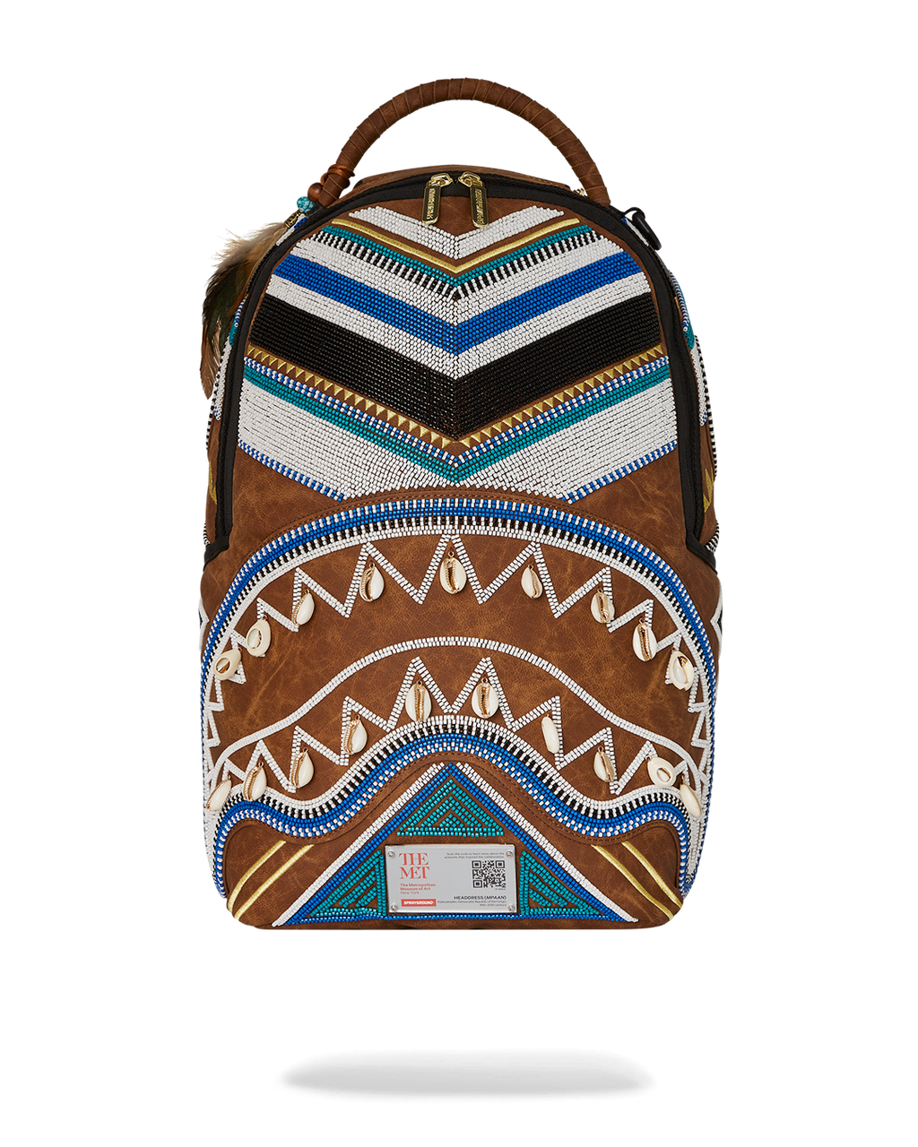 SPRAYGROUND The Met Kuba Kingdom Headdress Backpack — product image 1