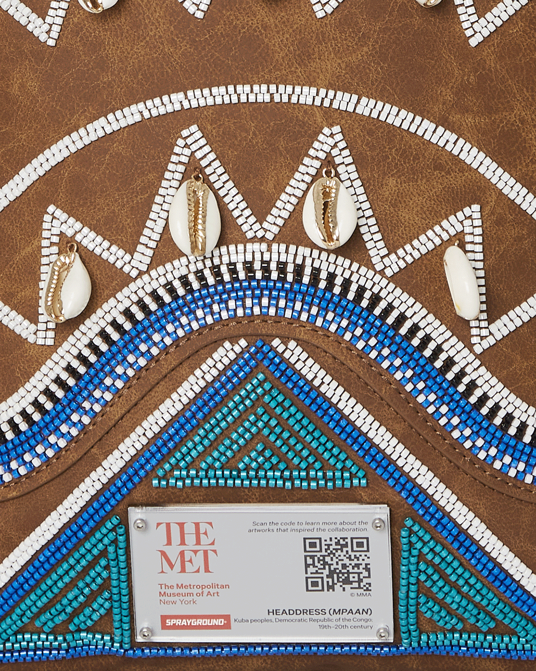 SPRAYGROUND The Met Kuba Kingdom Headdress Backpack — product image 16