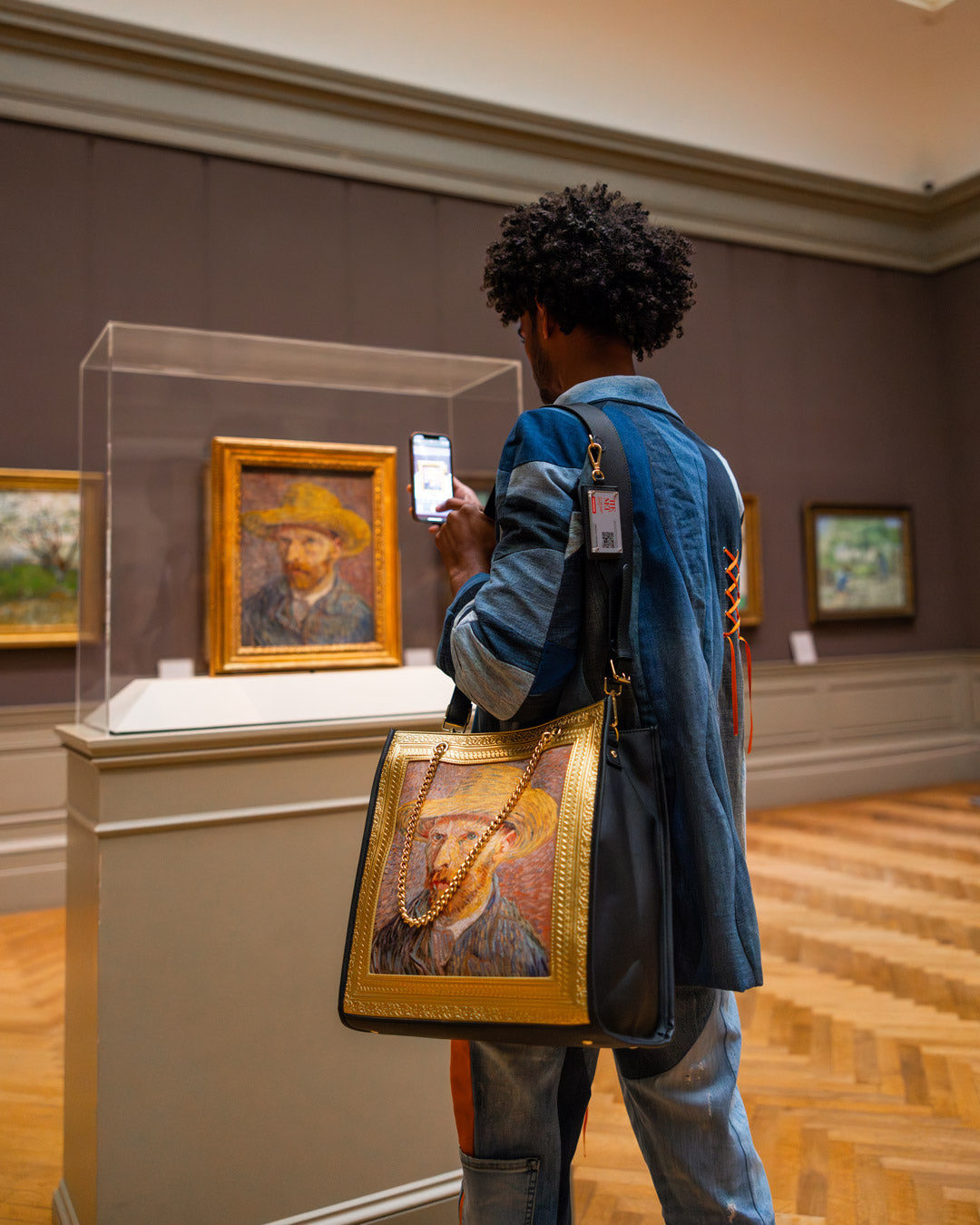 SPRAYGROUND The Met Van Gogh Framed Self-Portrait Tote — product image 2
