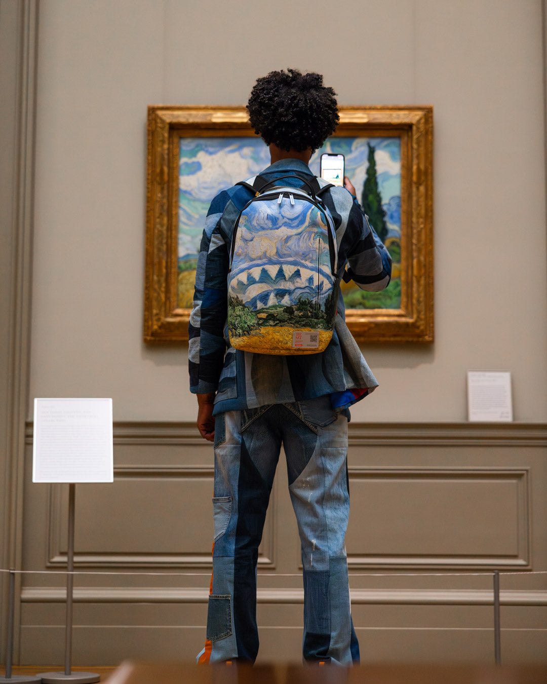 SPRAYGROUND The Met Van Gogh Wheat Field With Cypresses Backpack — product image 4