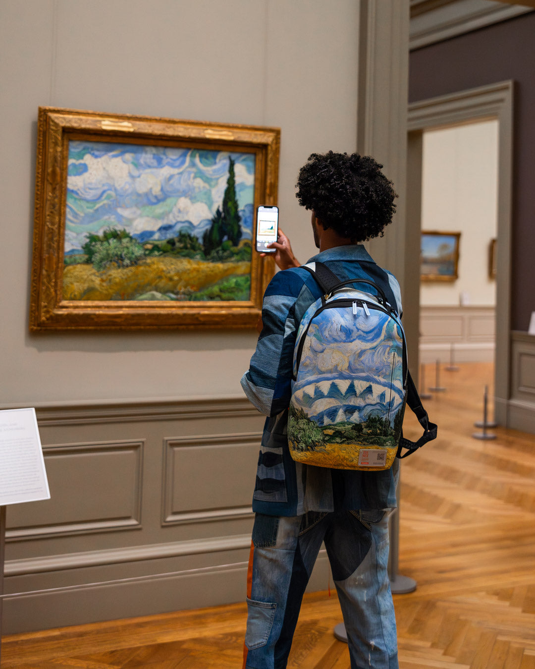 SPRAYGROUND The Met Van Gogh Wheat Field With Cypresses Backpack — product image 6