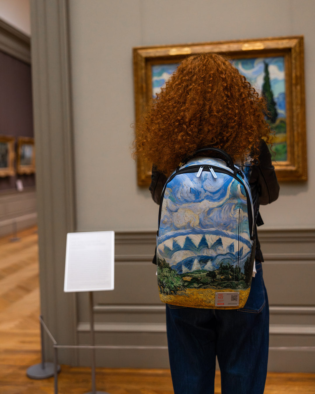 SPRAYGROUND The Met Van Gogh Wheat Field With Cypresses Backpack — product image 8