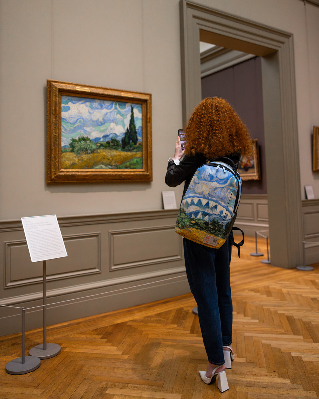 SPRAYGROUND The Met Van Gogh Wheat Field With Cypresses Backpack — product image 10
