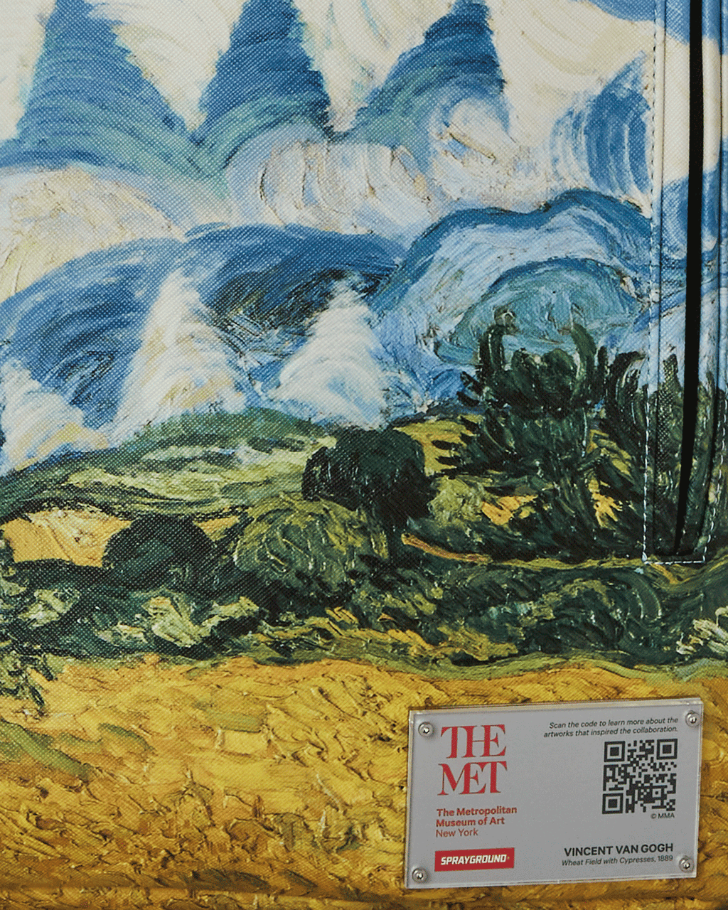 SPRAYGROUND The Met Van Gogh Wheat Field With Cypresses Backpack — product image 14