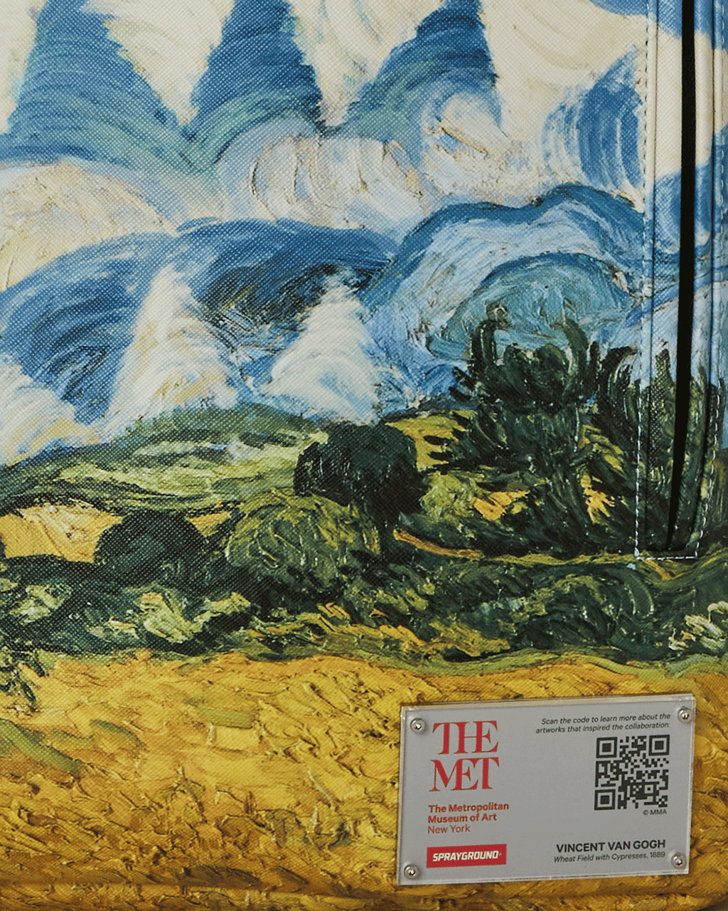 SPRAYGROUND The Met Van Gogh Wheat Field With Cypresses Backpack — product image 15