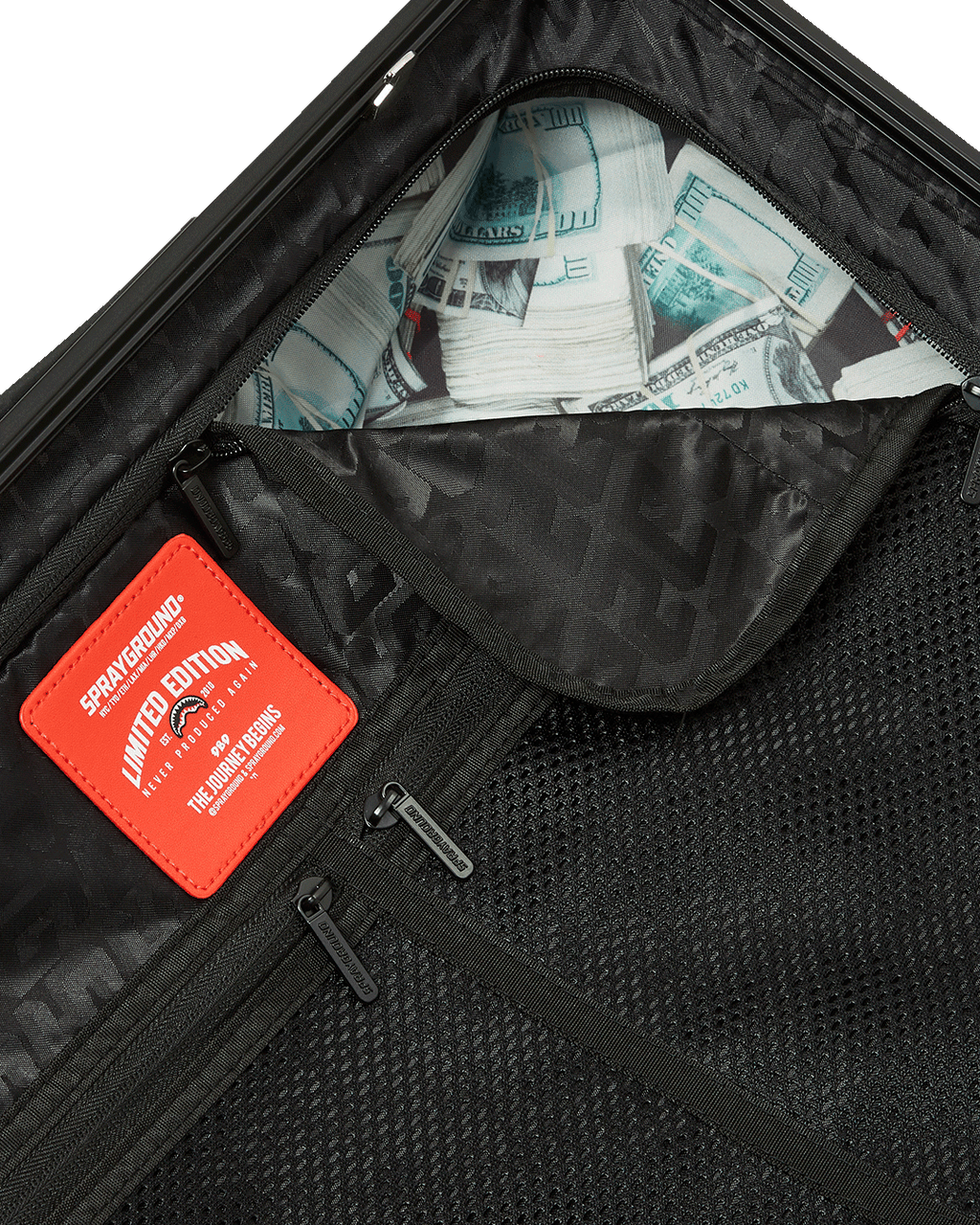 SPRAYGROUND The Private Jet Shark Club Carry-On Luggage — product image 15