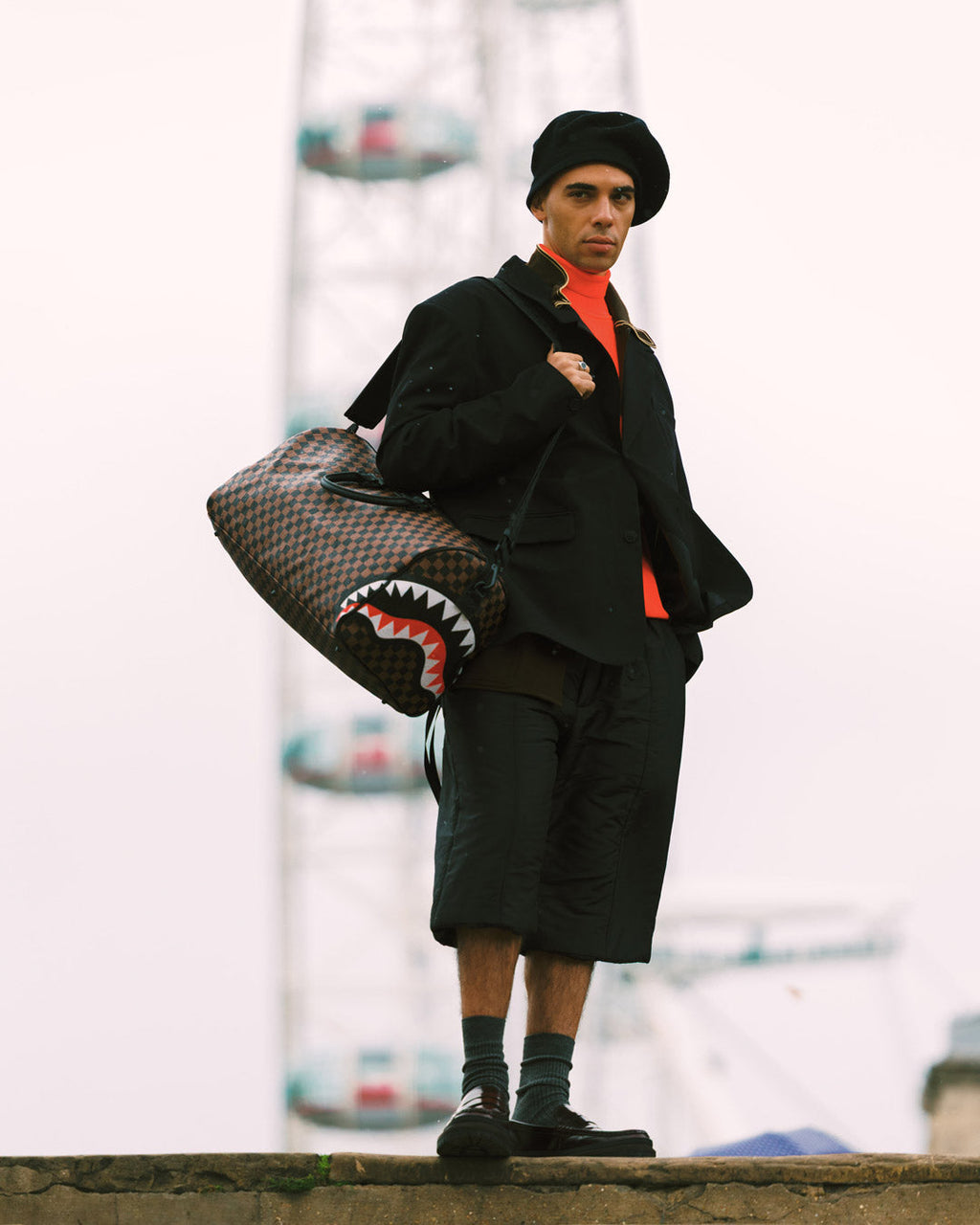 SPRAYGROUND The Private Jet Shark Club Duffle — product image 2