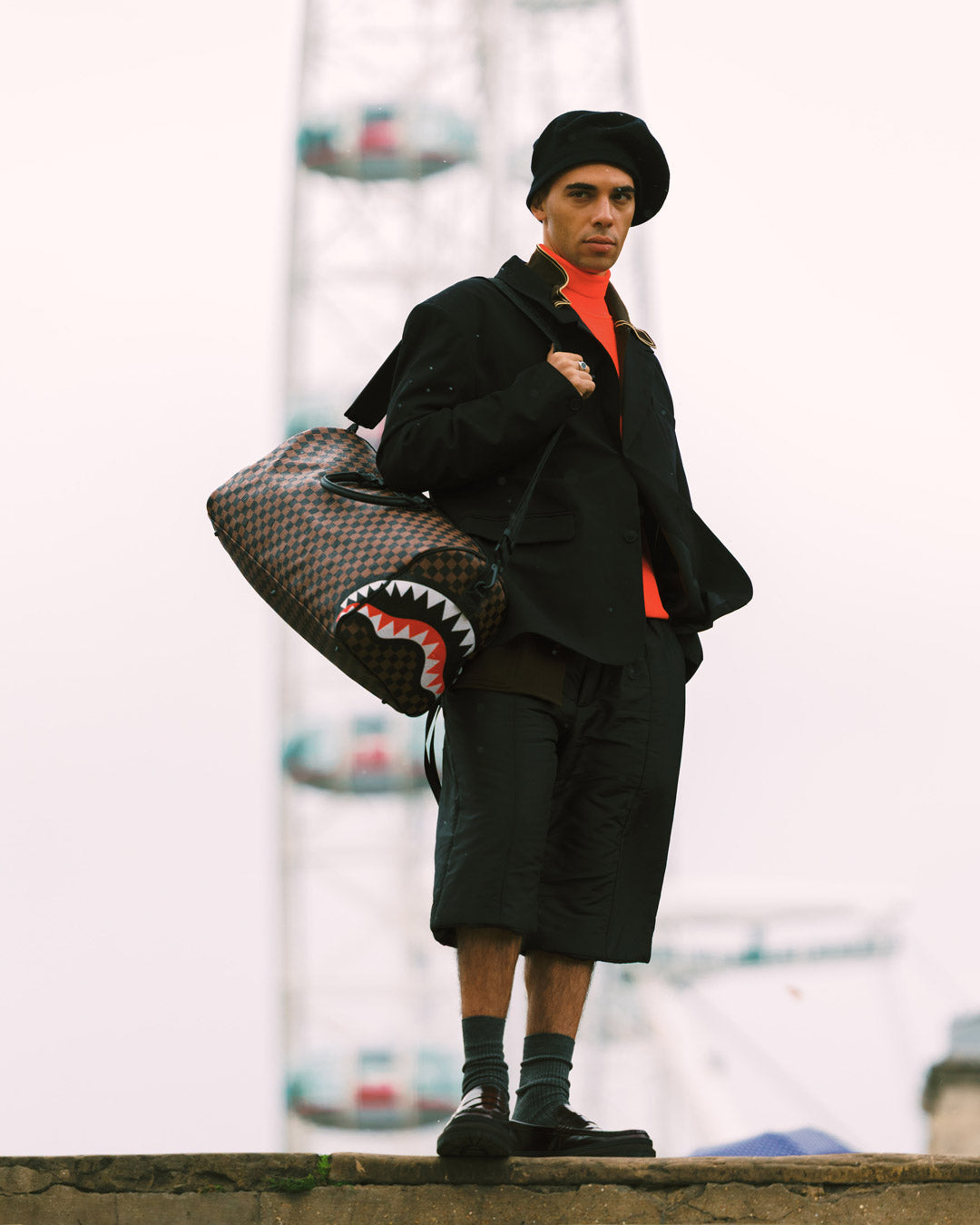 SPRAYGROUND The Private Jet Shark Club Duffle — product image 2