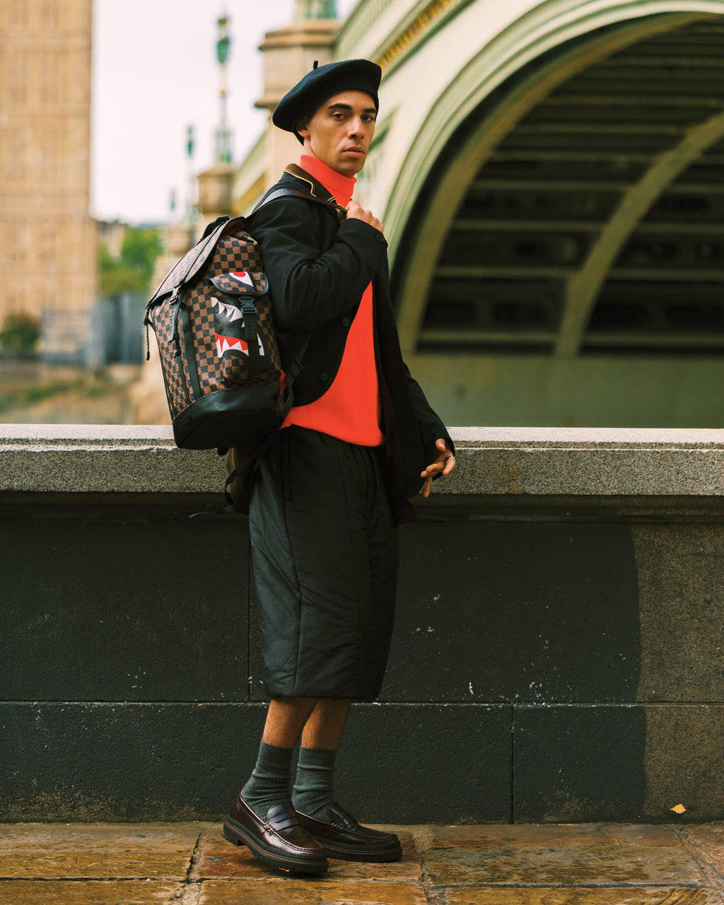 SPRAYGROUND The Private Jet Shark Club Monte Carlo Backpack — product image 2