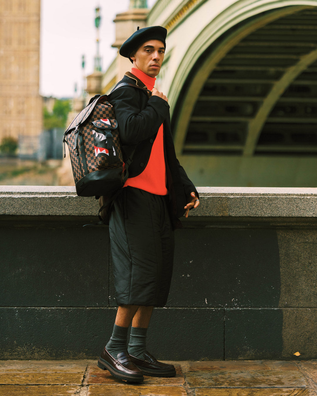 SPRAYGROUND The Private Jet Shark Club Monte Carlo Backpack — product image 2