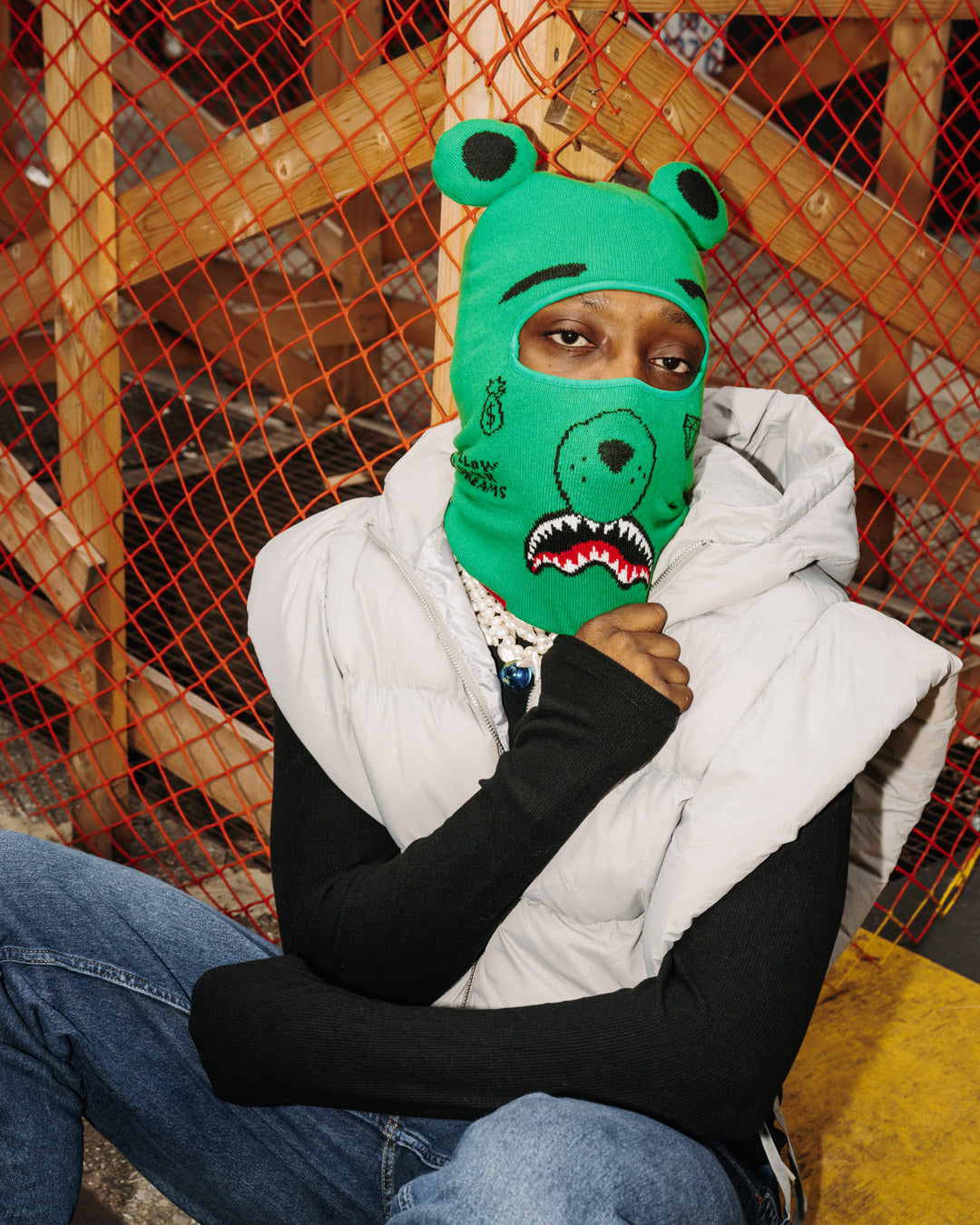 SPRAYGROUND The Real Money Bear Ski Mask — product image 5