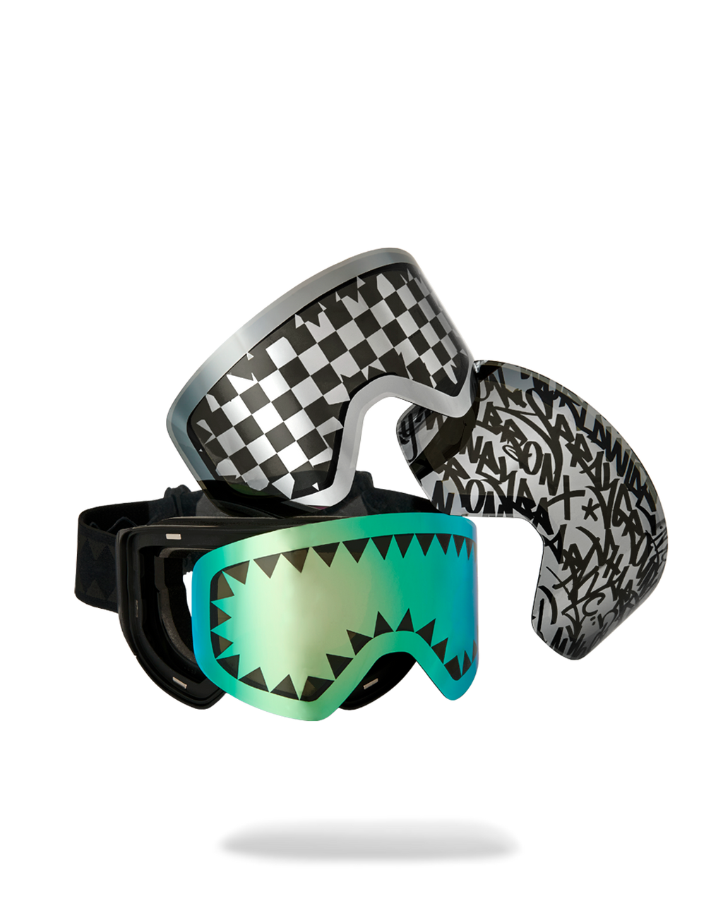 SPRAYGROUND The Street Mountain Ski Goggles (Interchangeable 3 Lenses) — product image 5