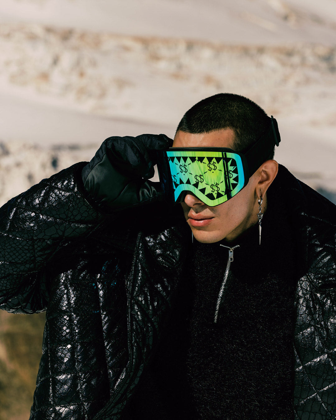 SPRAYGROUND The Street Mountain Ski Goggles (Interchangeable 3 Lenses) — product image 12