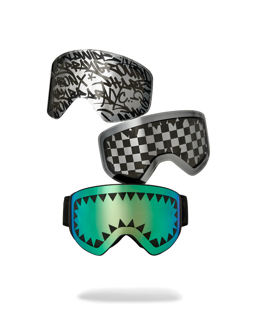 SPRAYGROUND The Street Mountain Ski Goggles (Interchangeable 3 Lenses) — product image 21
