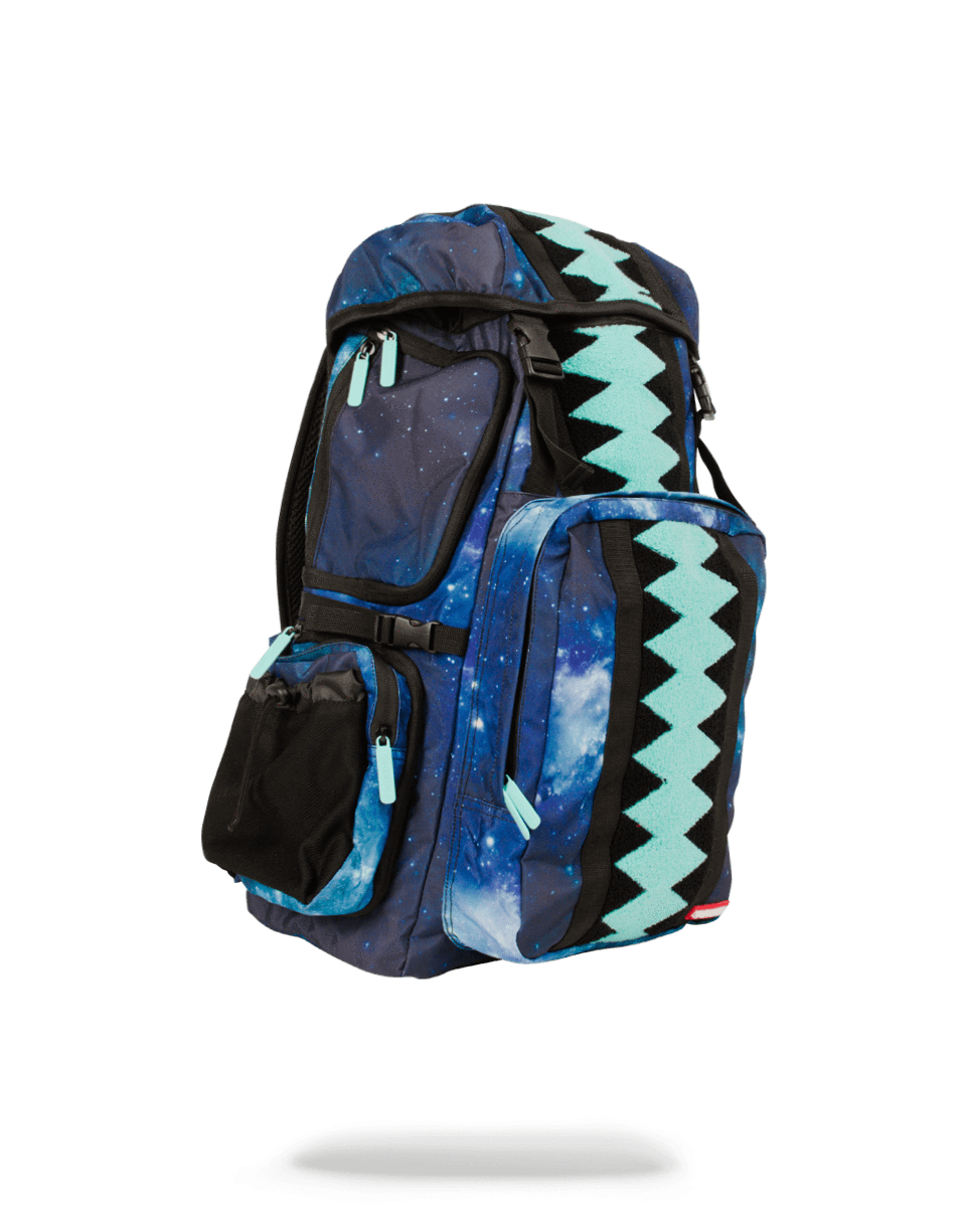 SPRAYGROUND Tiff Galaxy Vertical Sharkmouth Top Gear Backpack — product image 2