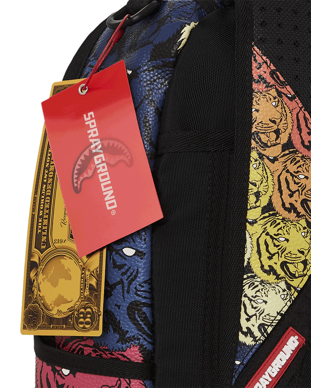 SPRAYGROUND Tiger Roar Gold Plated Backpack — product image 13