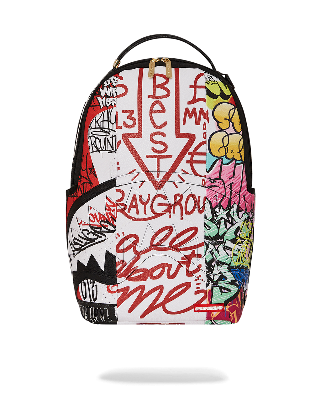 SPRAYGROUND Tri-Split Graffiti Backpack (DLXV) — product image 1