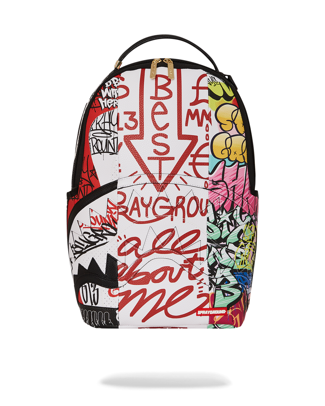 SPRAYGROUND Tri-Split Graffiti Backpack (DLXV) — product image 1
