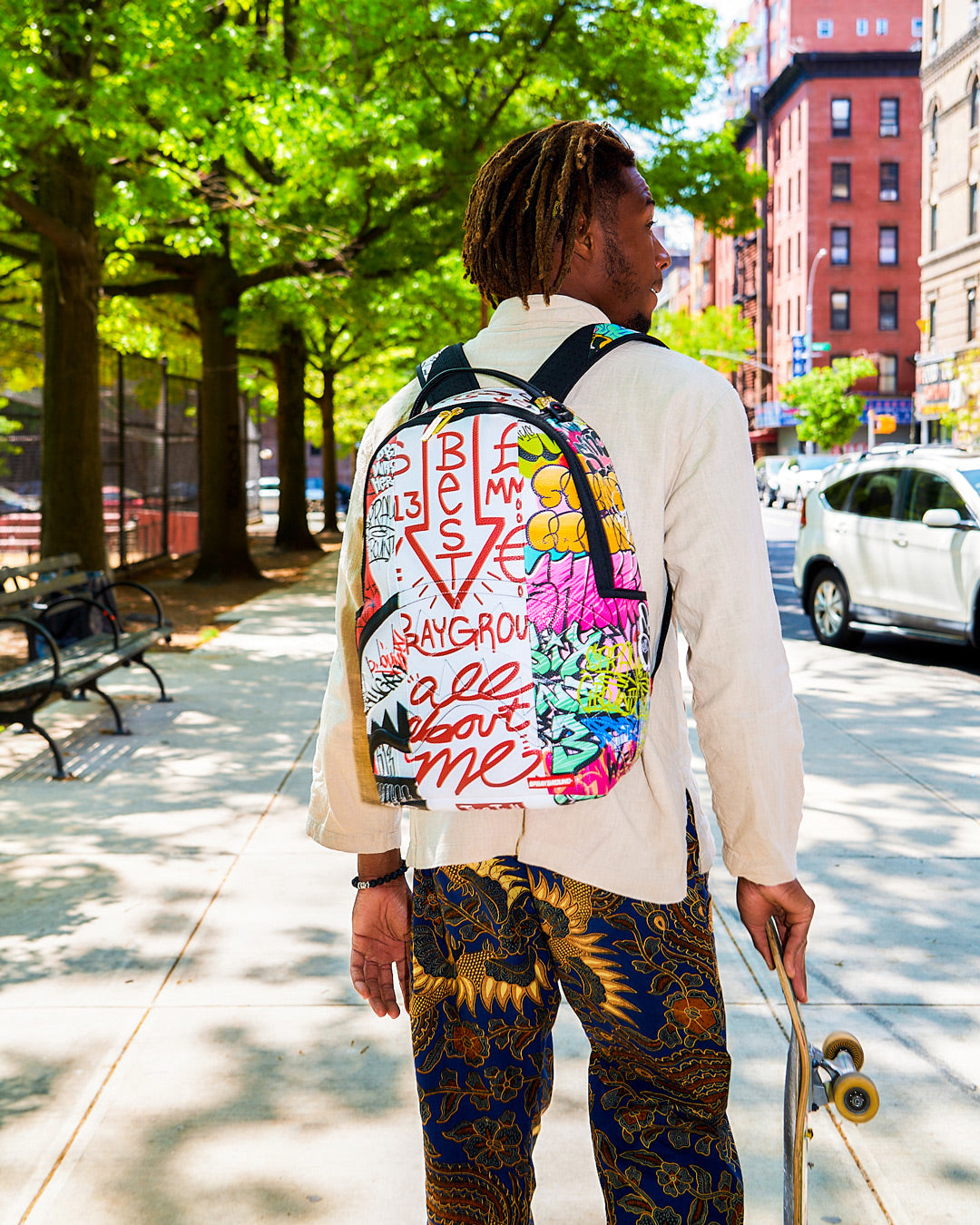 SPRAYGROUND Tri-Split Graffiti Backpack (DLXV) — product image 2