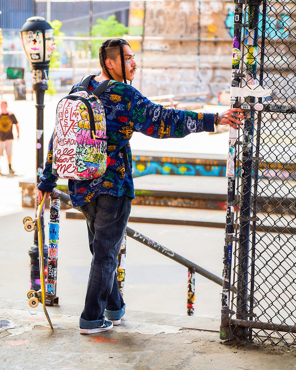 SPRAYGROUND Tri-Split Graffiti Backpack (DLXV) — product image 6