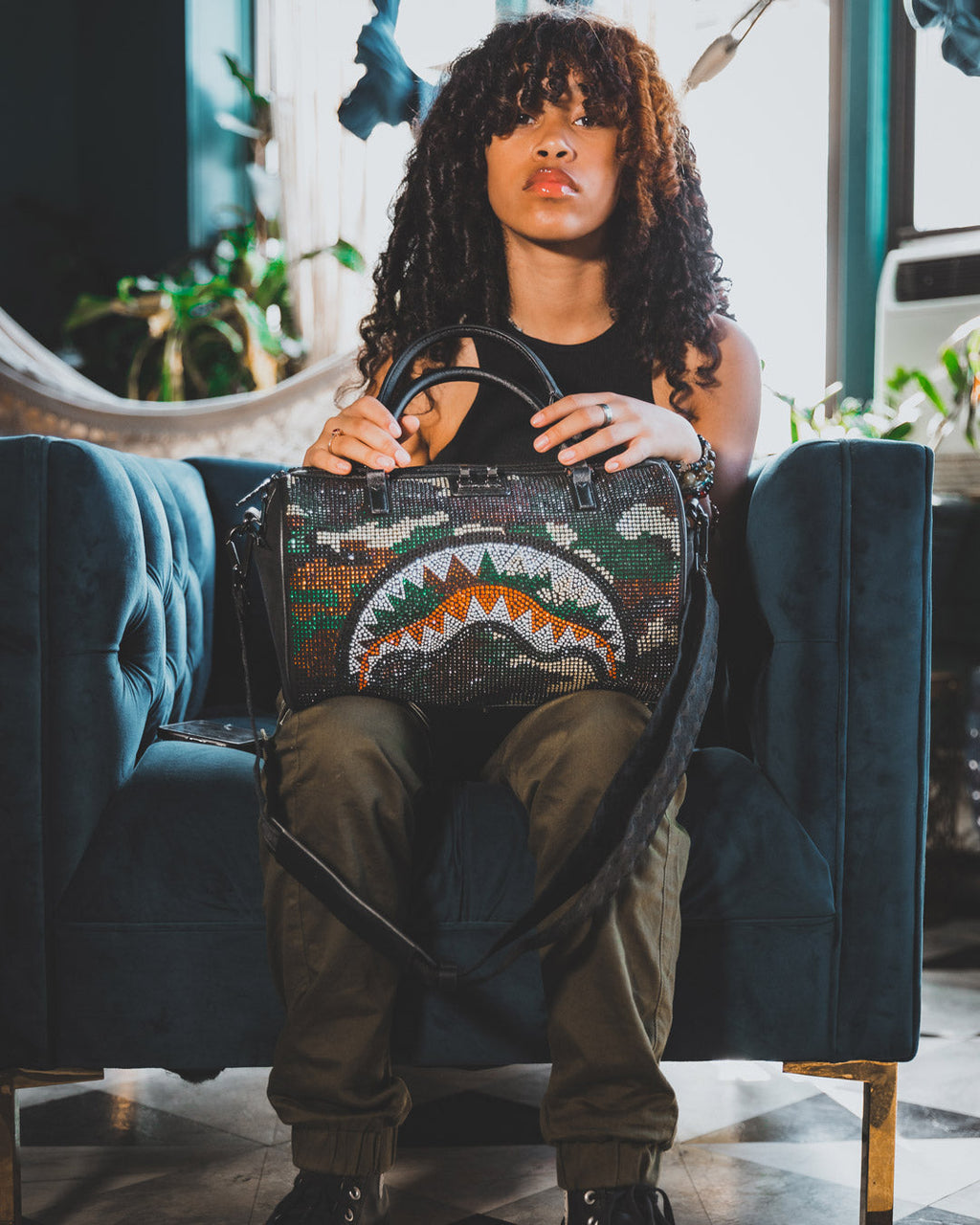 SPRAYGROUND Trinity Camo Mini Duffle — product image 2