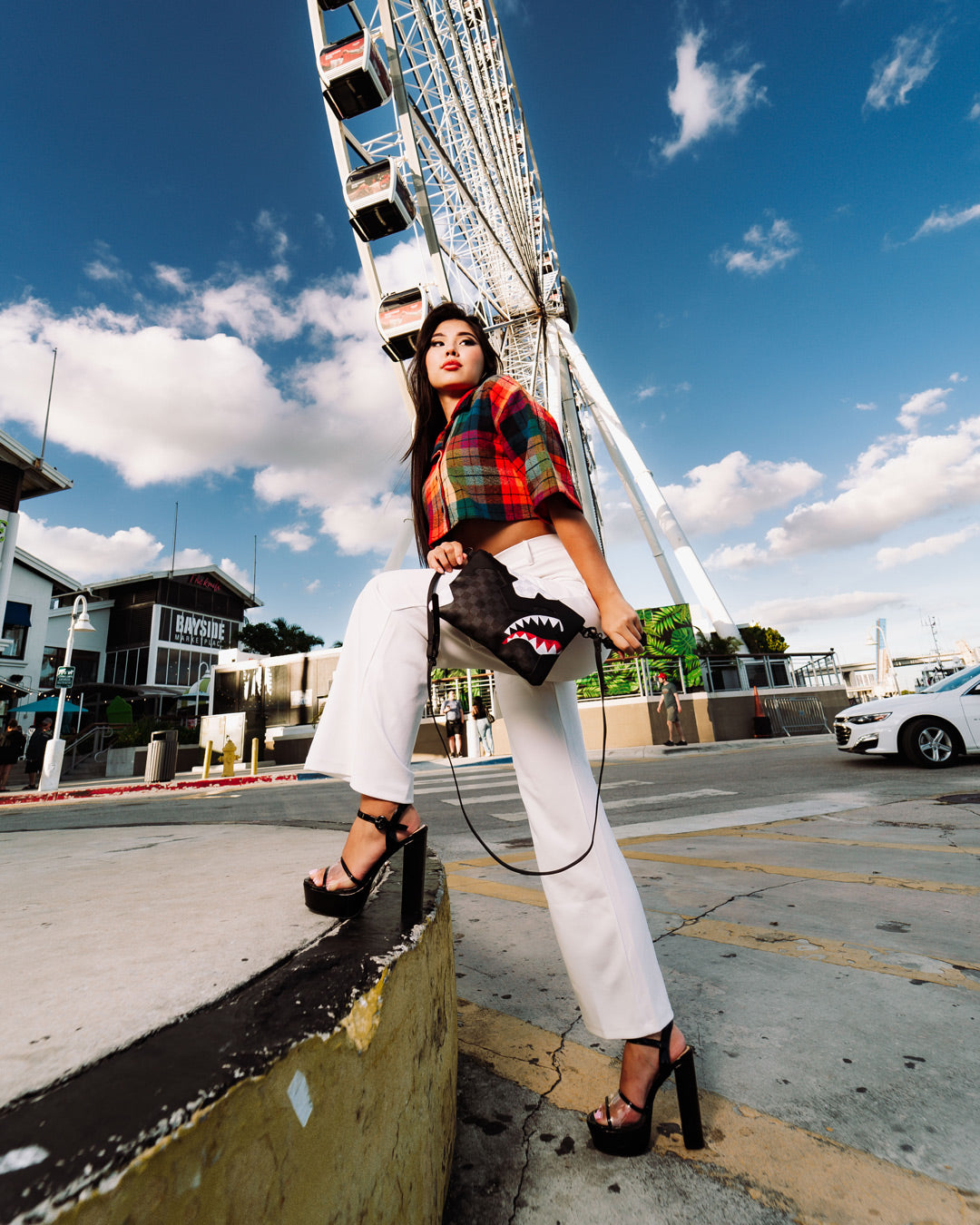 SPRAYGROUND Triple Decker Heir To The Throne Crossover Clutch — product image 2