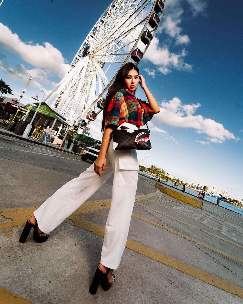 SPRAYGROUND Triple Decker Heir To The Throne Crossover Clutch — product image 4