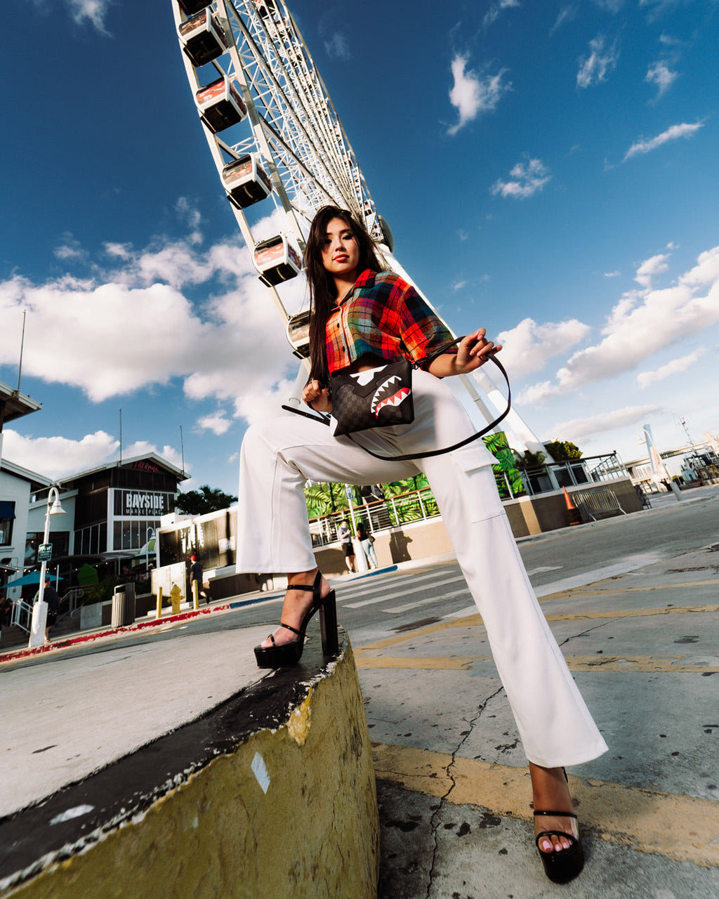 SPRAYGROUND Triple Decker Heir To The Throne Crossover Clutch — product image 6