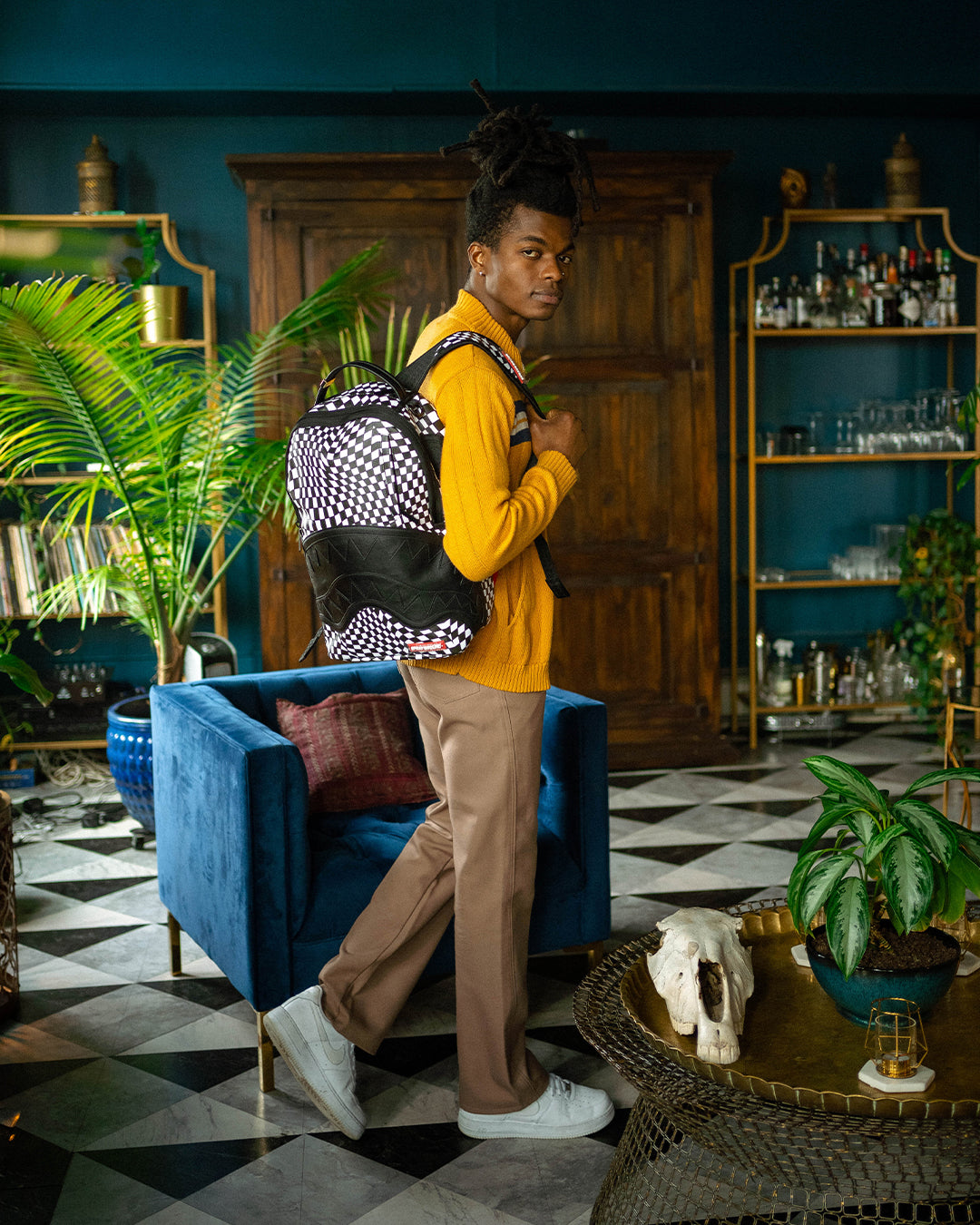 SPRAYGROUND Trippy Check DLX Backpack — product image 10