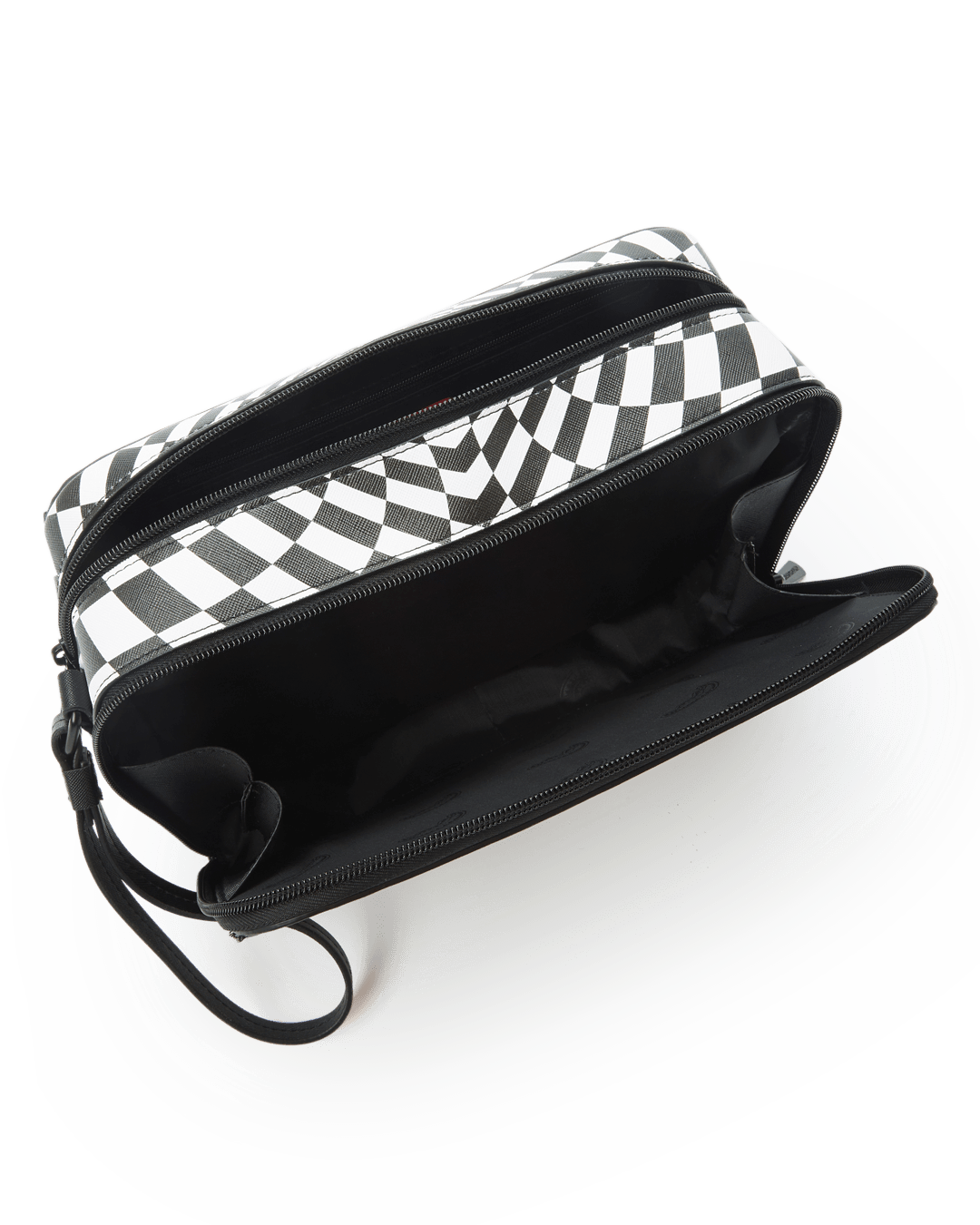 SPRAYGROUND Trippy Check Toiletry Aka Money Bag — product image 7