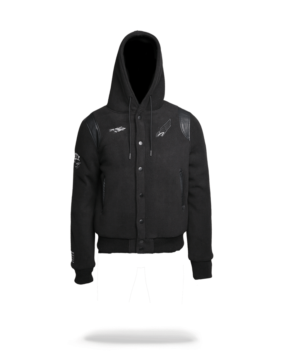SPRAYGROUND Varsity Army Patches Jacket — product image 1
