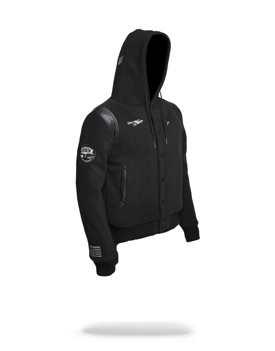 SPRAYGROUND Varsity Army Patches Jacket — product image 3