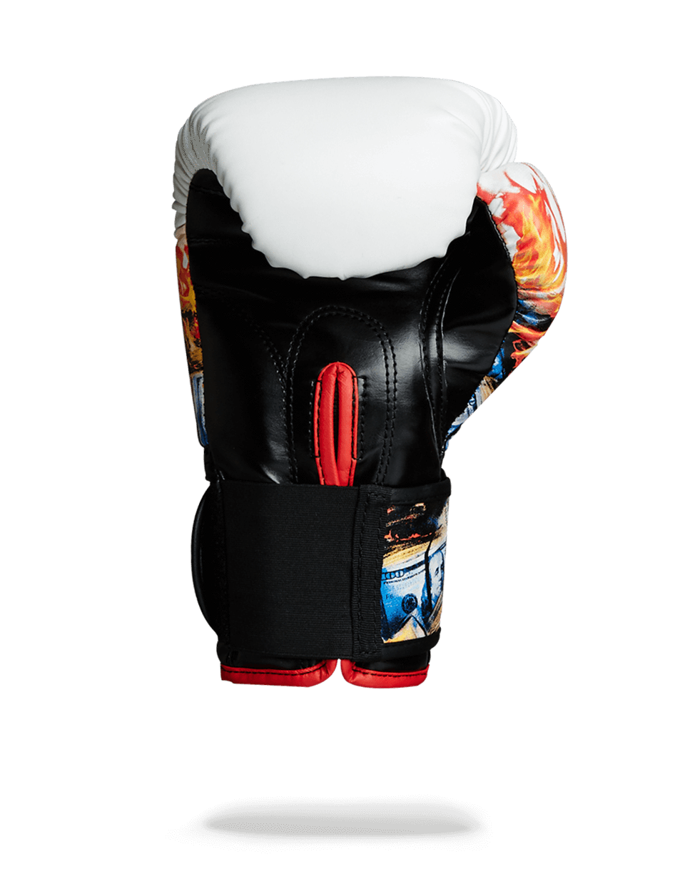 SPRAYGROUND White Fire Money Boxing Gloves — product image 5