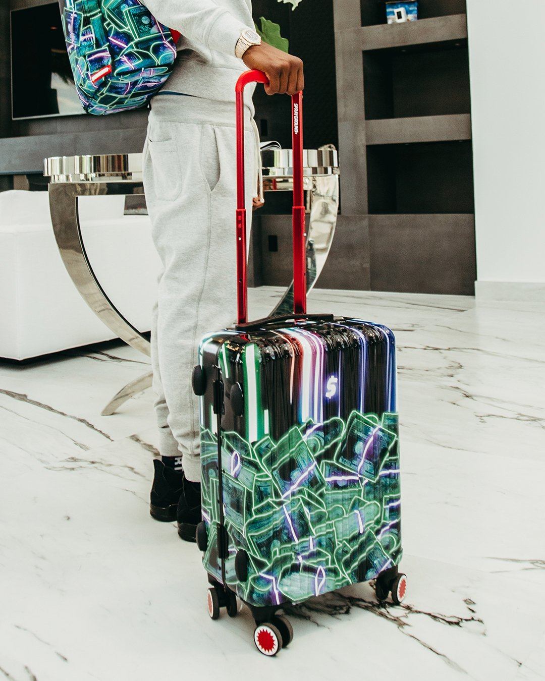 SPRAYGROUND 暗号通貨スタック (Crypto Stacks) Luggage — product image 1