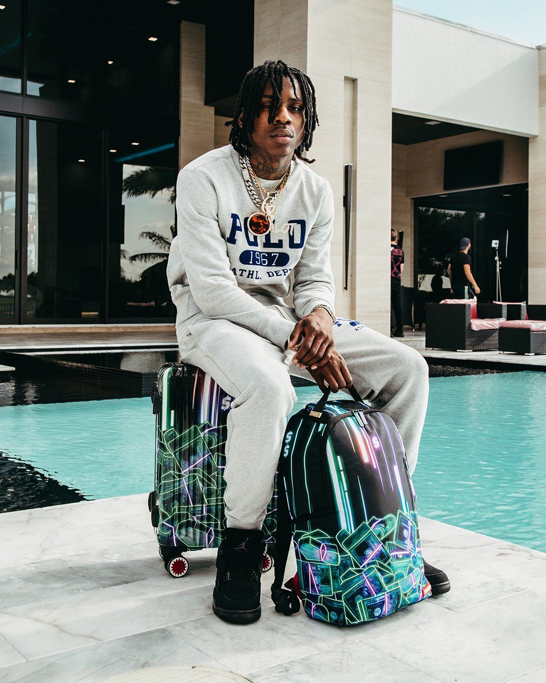 SPRAYGROUND 暗号通貨スタック (Crypto Stacks) Luggage — product image 2