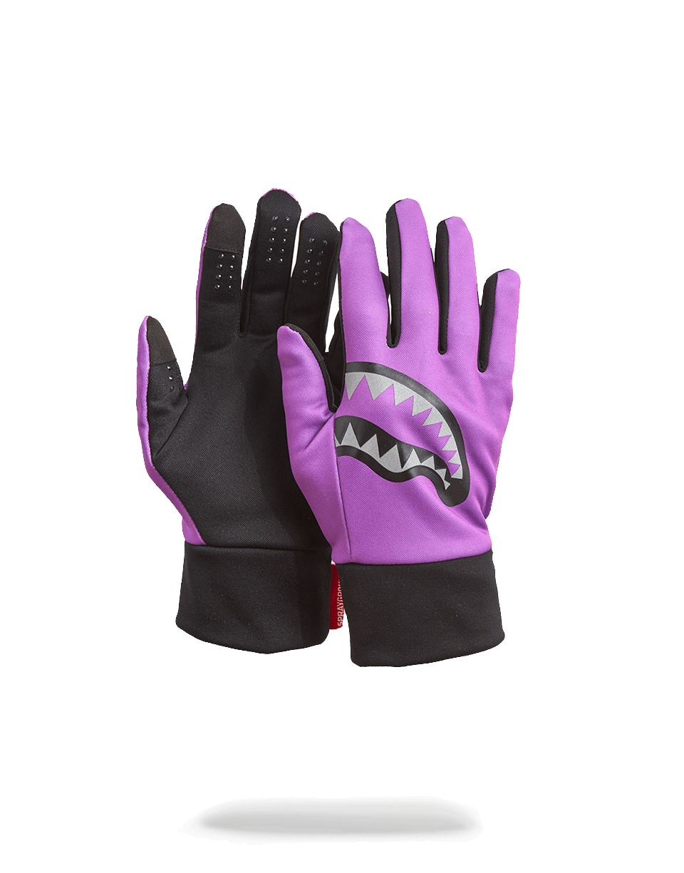 SPRAYGROUND Purple 3M Shark Mouth Gloves — product image 1