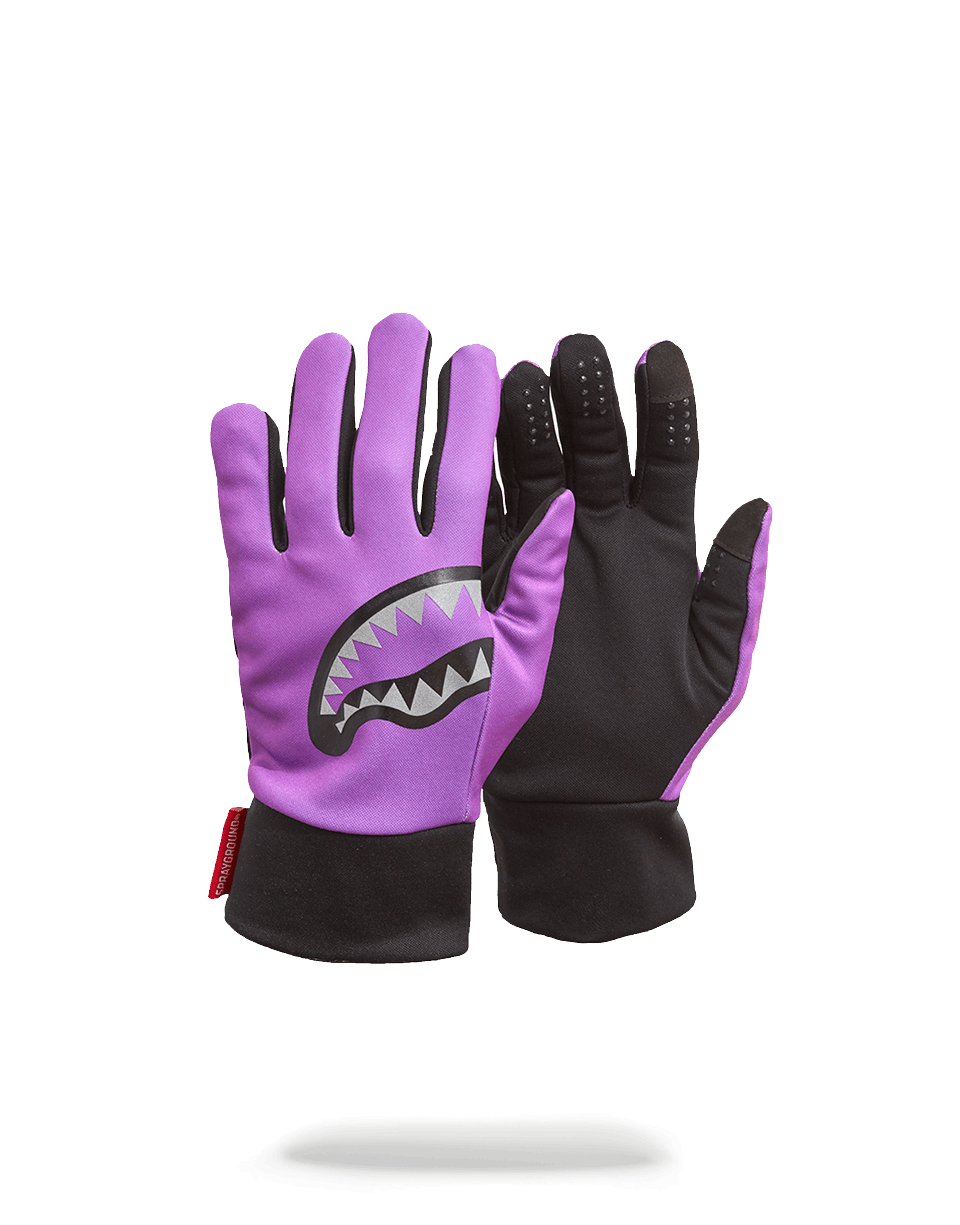SPRAYGROUND Purple 3M Shark Mouth Gloves — product image 3